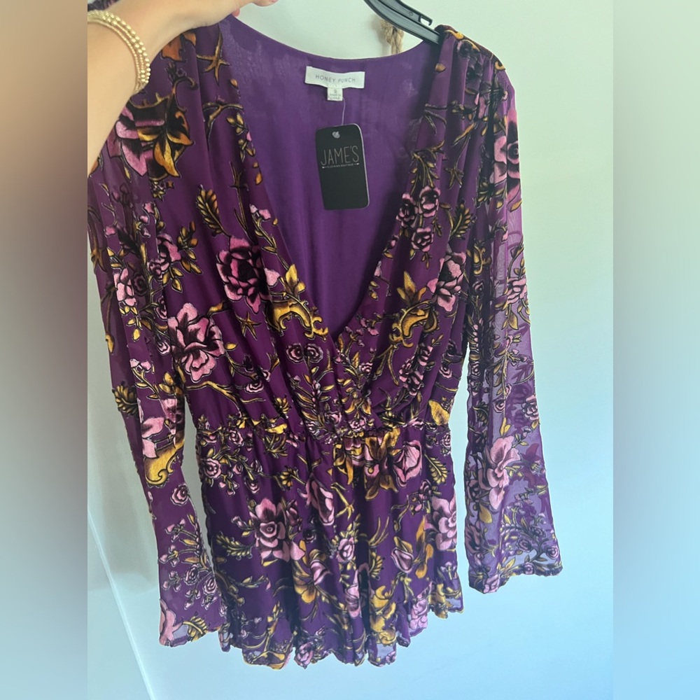 Purple romper